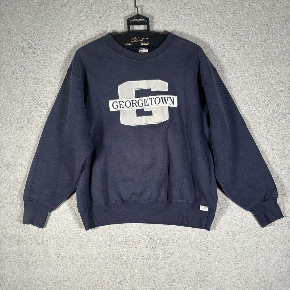 Vintage Crable Sportswear Size M Made In USA Georgetown Crew Neck Sweater Unisex
